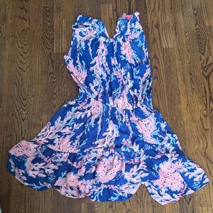 Lilly Pulitzer Blue and Pink Mini Dress